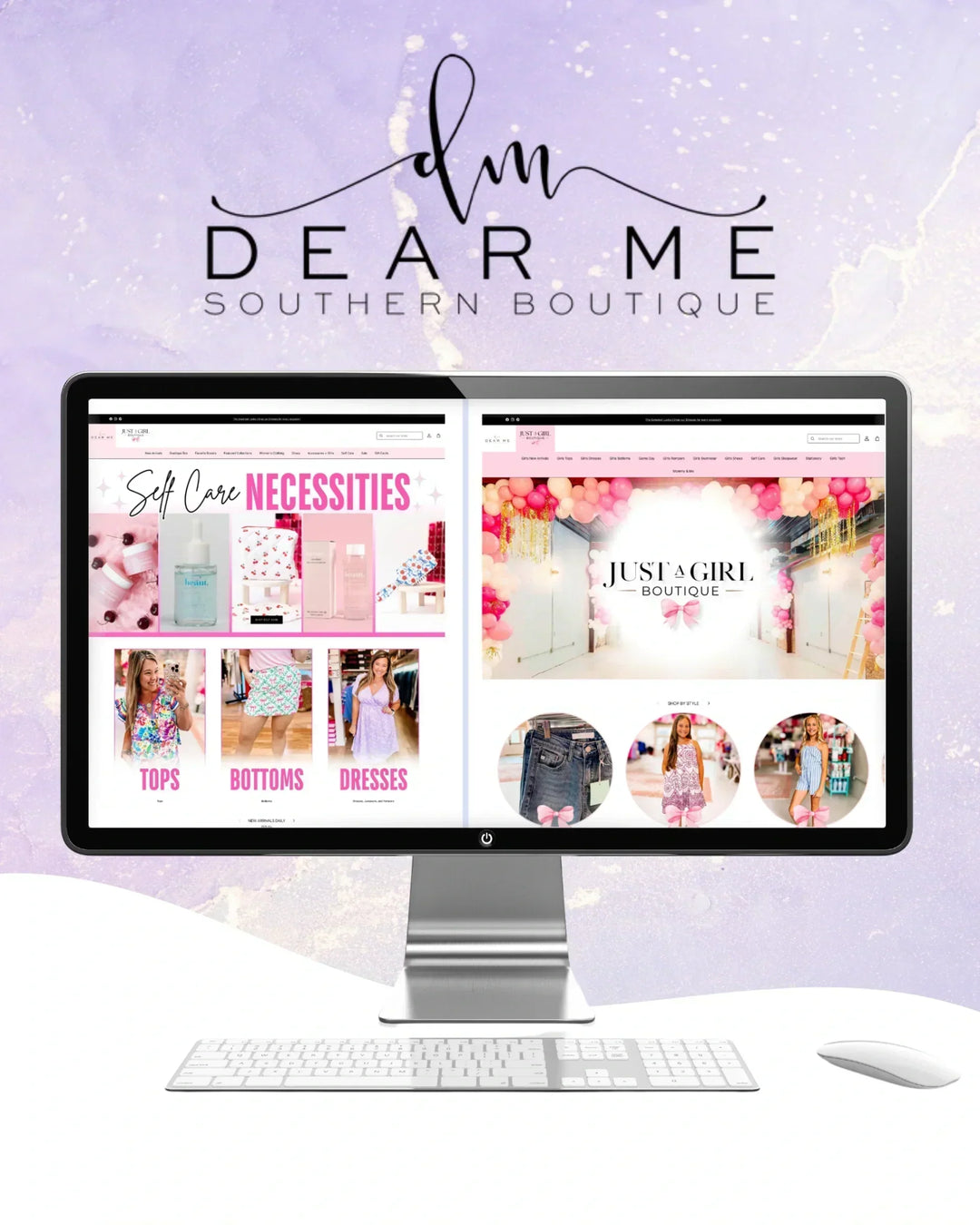 Dear Me Southern Boutique Website Design