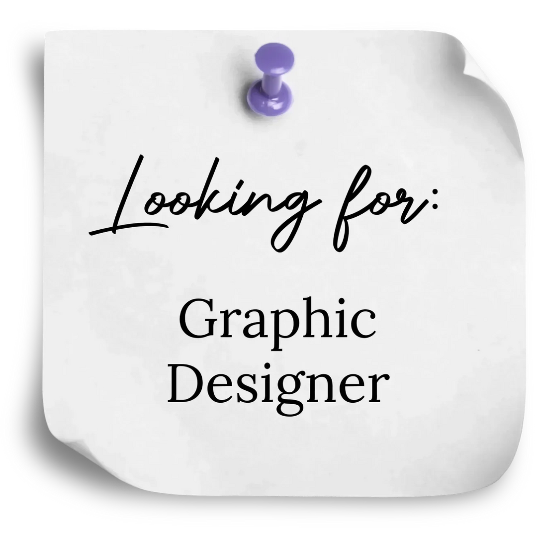 Looking for a Graphic Designer