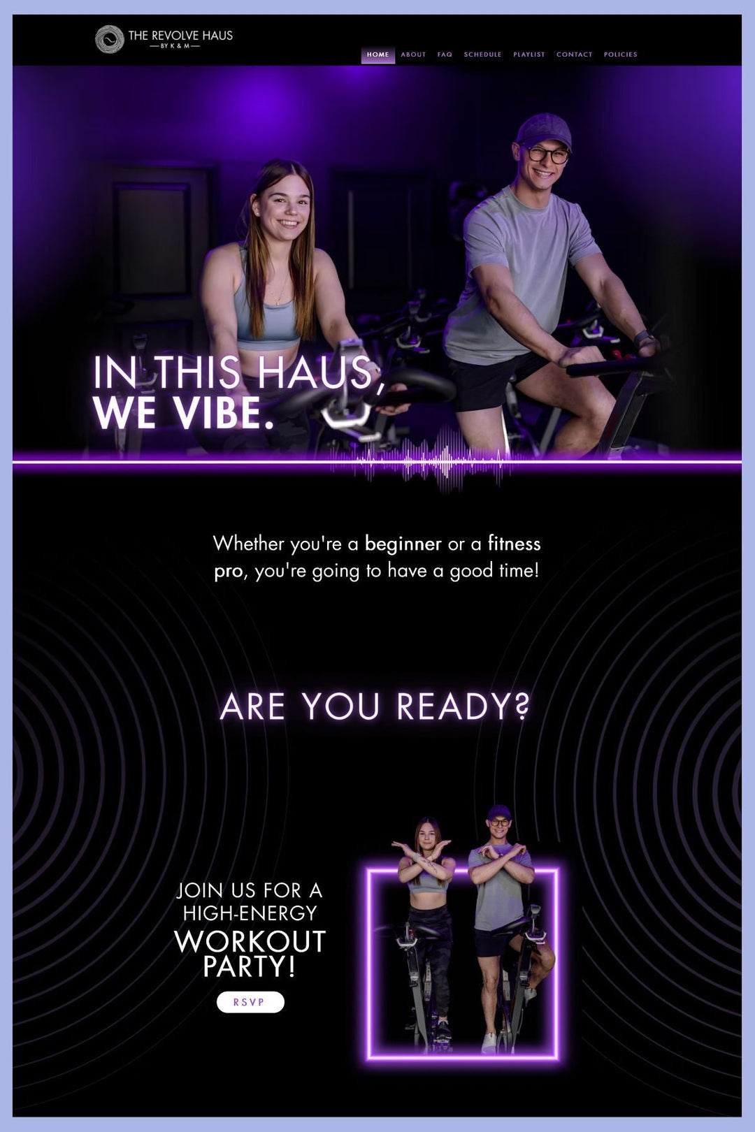 Revolve Haus Website Example