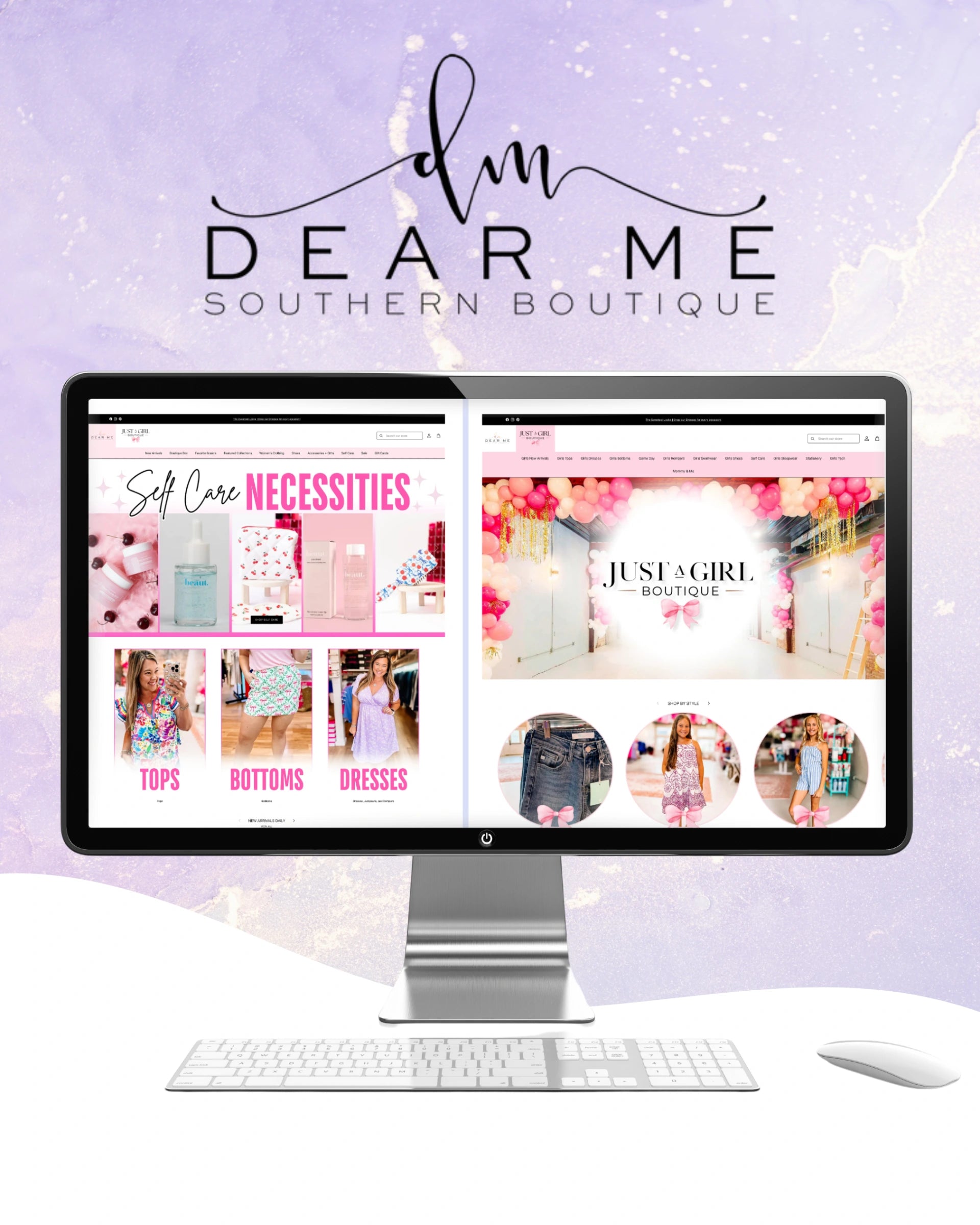 dear me southern boutique website banner 2